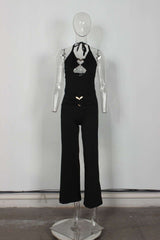 Jumpsuit with Heart Cut-Out Details image 4
