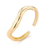 Wavy Metal Cuff Bracelet image 3