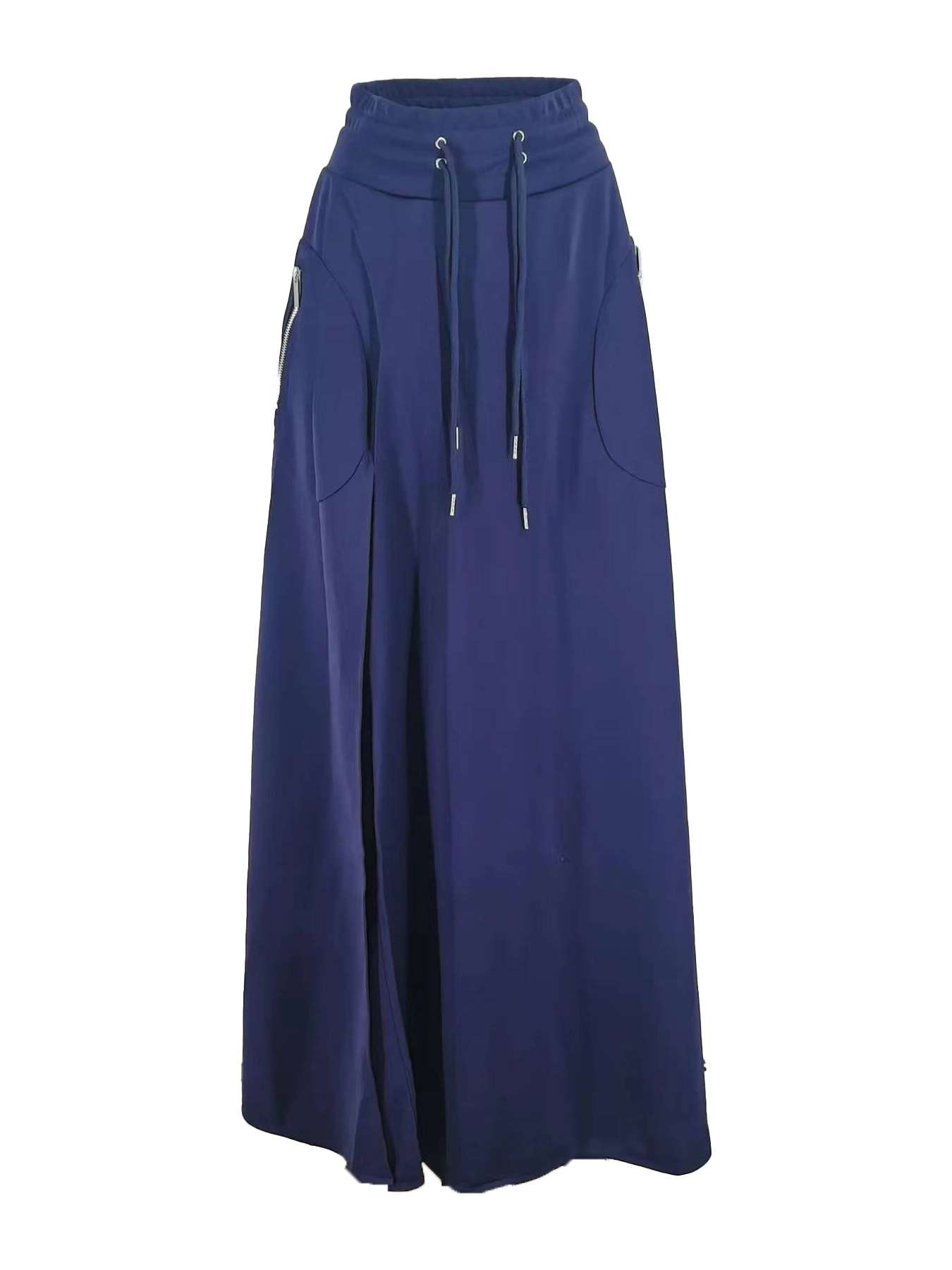 Casual 2 Piece Sweatshirts Split Skirt Sweatsuit image 8