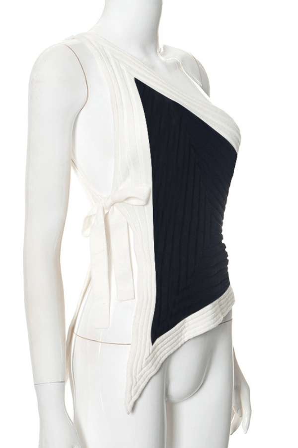 Asymmetry Chic Knitted Top image 4