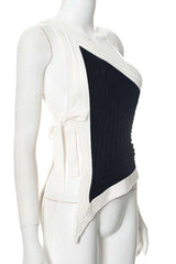 Asymmetry Chic Knitted Top image 4