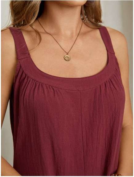 Wide-Leg Sleeveless Jumpsuit image 7