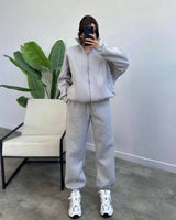 Three Thread Tracksuit Set - XL, Light Grey image