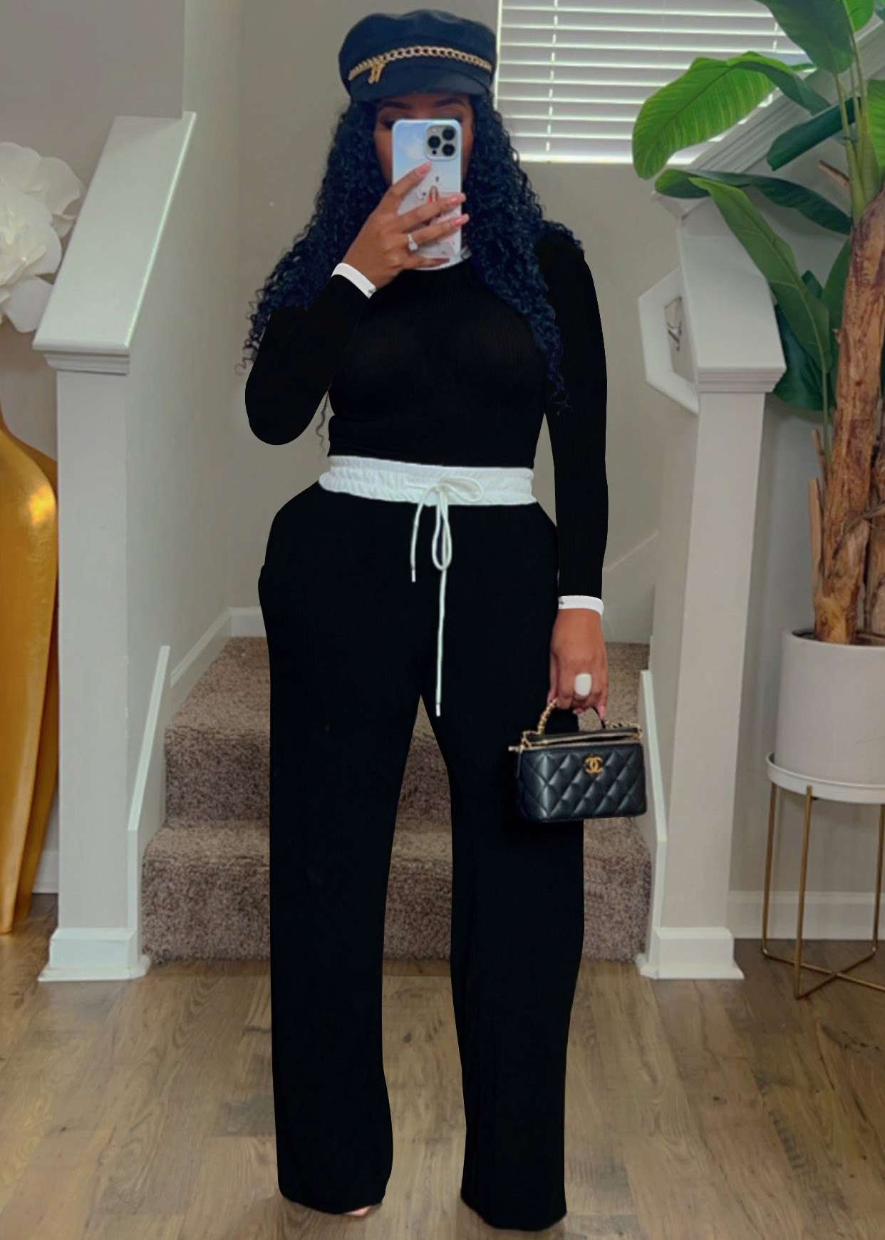 Urban Sophisticate Two-Piece Set - XL, Black image