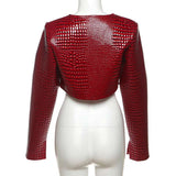 Short Round Neck Jacket image 6