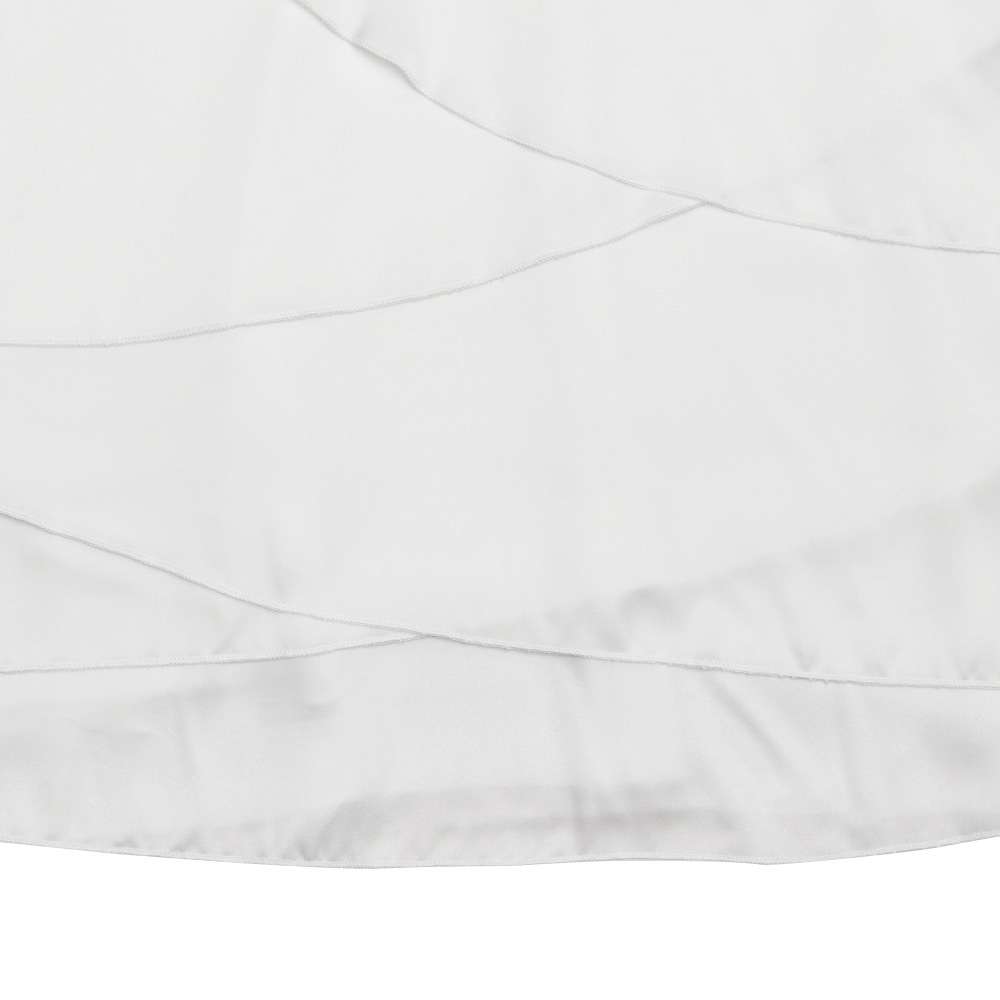 Asymmetric Dress with Cape Detail image 3