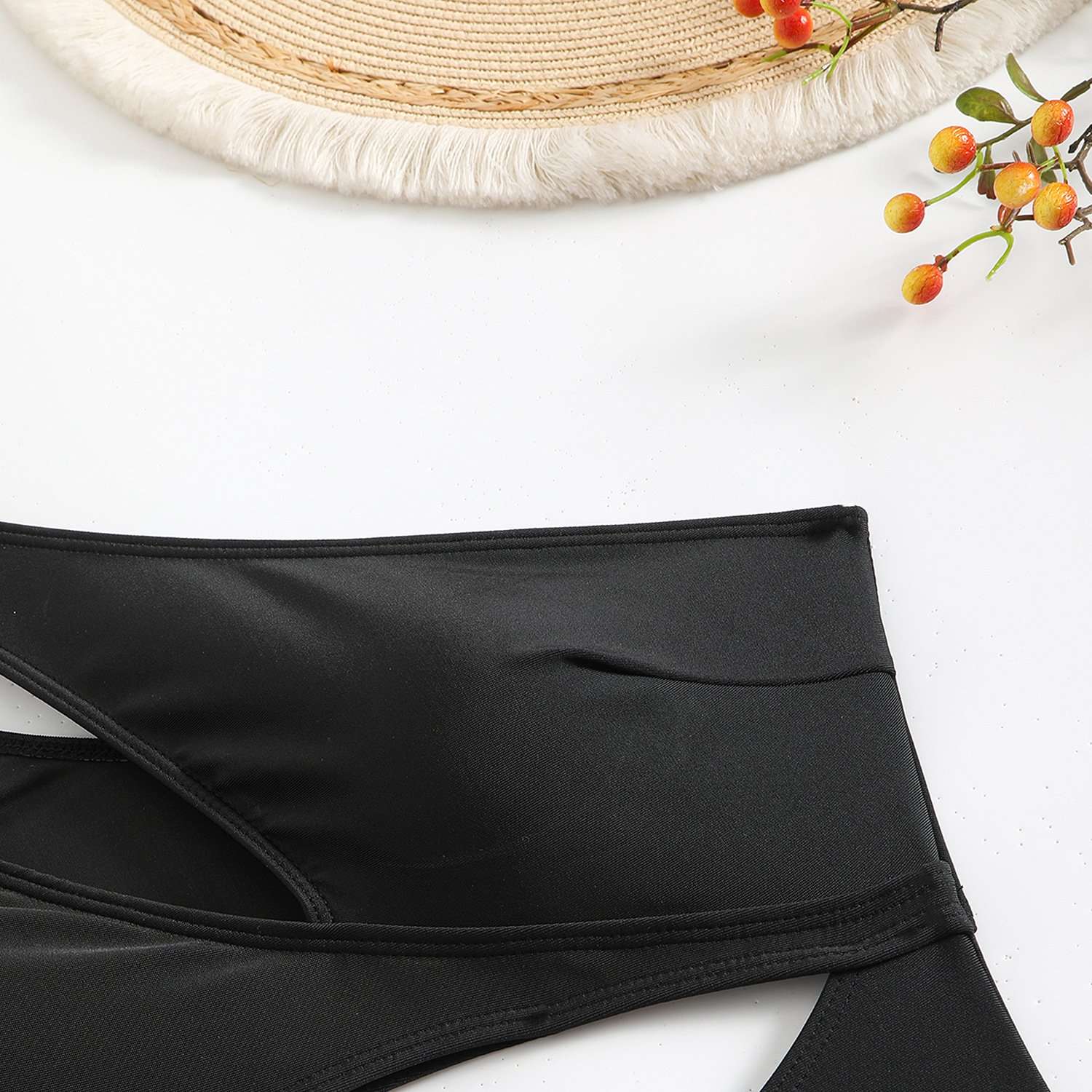 Asymmetric Cut-Out One-Piece Swimsuit image 6