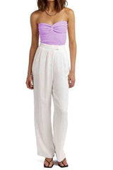 Sexy Solid Color Off Shoulder Knitted Fashion Crop Top image 17