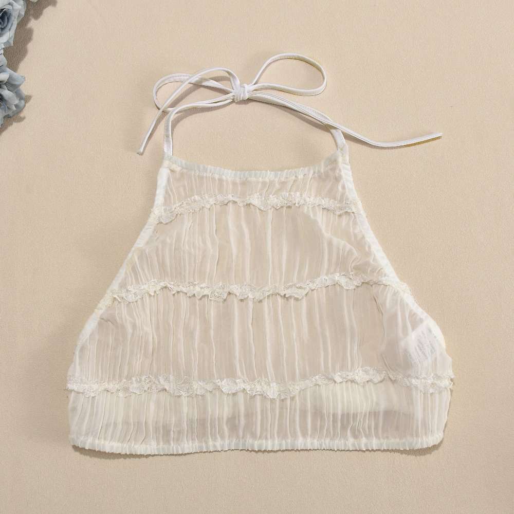 Two Piece Sleeveless Ruffle Top Maxi Skirt image 4