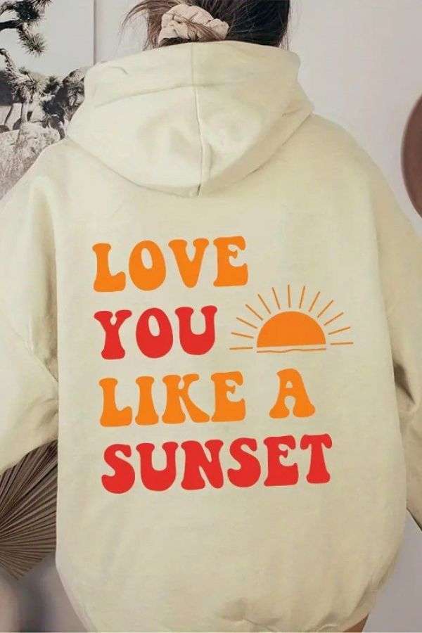 Forever Chasing Sunsets Hoodie - M, Navajo Beige image