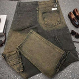 Two-Tone Cargo Jogger Pants image 4