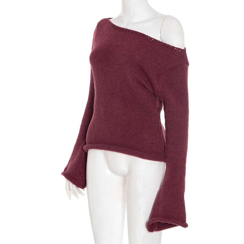 Knit Long-Sleeve Crop Top image 5