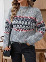Cozy Fair Isle Pattern Sweater image 1