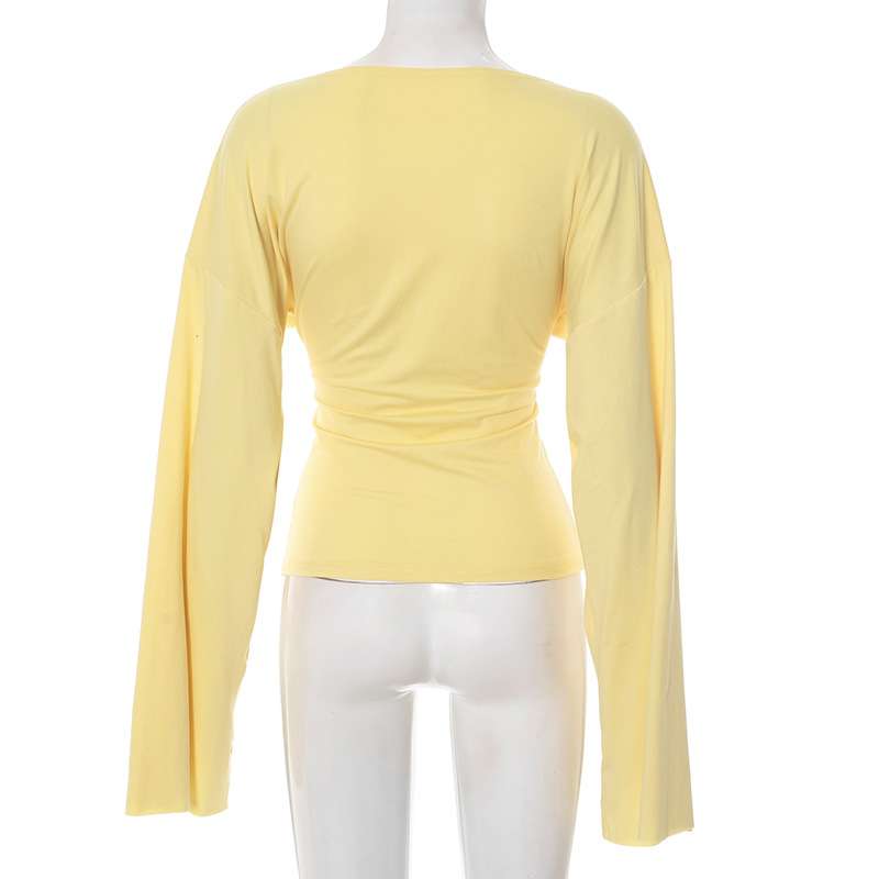 Long Sleeve V-Neck Top image 6