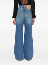 Denim Jean with One Leg Buttons Detail image 2