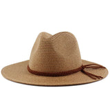 Wide Brim Straw Sun Hat