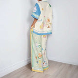 Artistic Print Two-Piece Lounge Set image 2