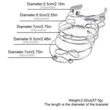 Elegant Silver Wire Cuff Bracelets image 4