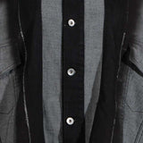 Deconstructed denim jacket image 5