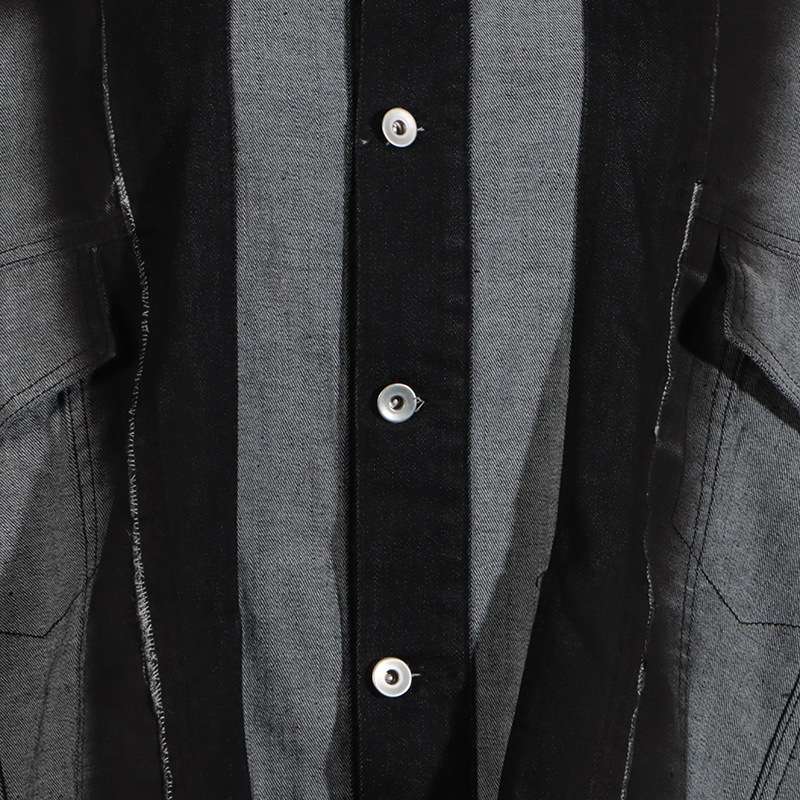 Deconstructed denim jacket image 5