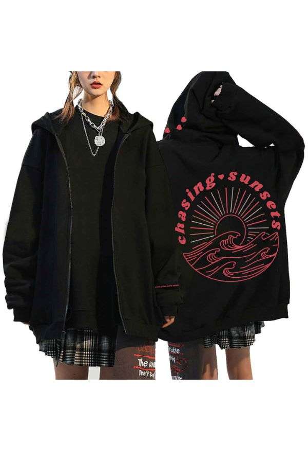 Fashion Street Oversize Hooded Cardigan image 3
