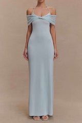 Off-Shoulder Maxi Dress image 1