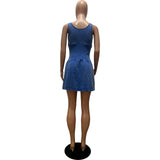 Denim Doll Corset Dress image 7