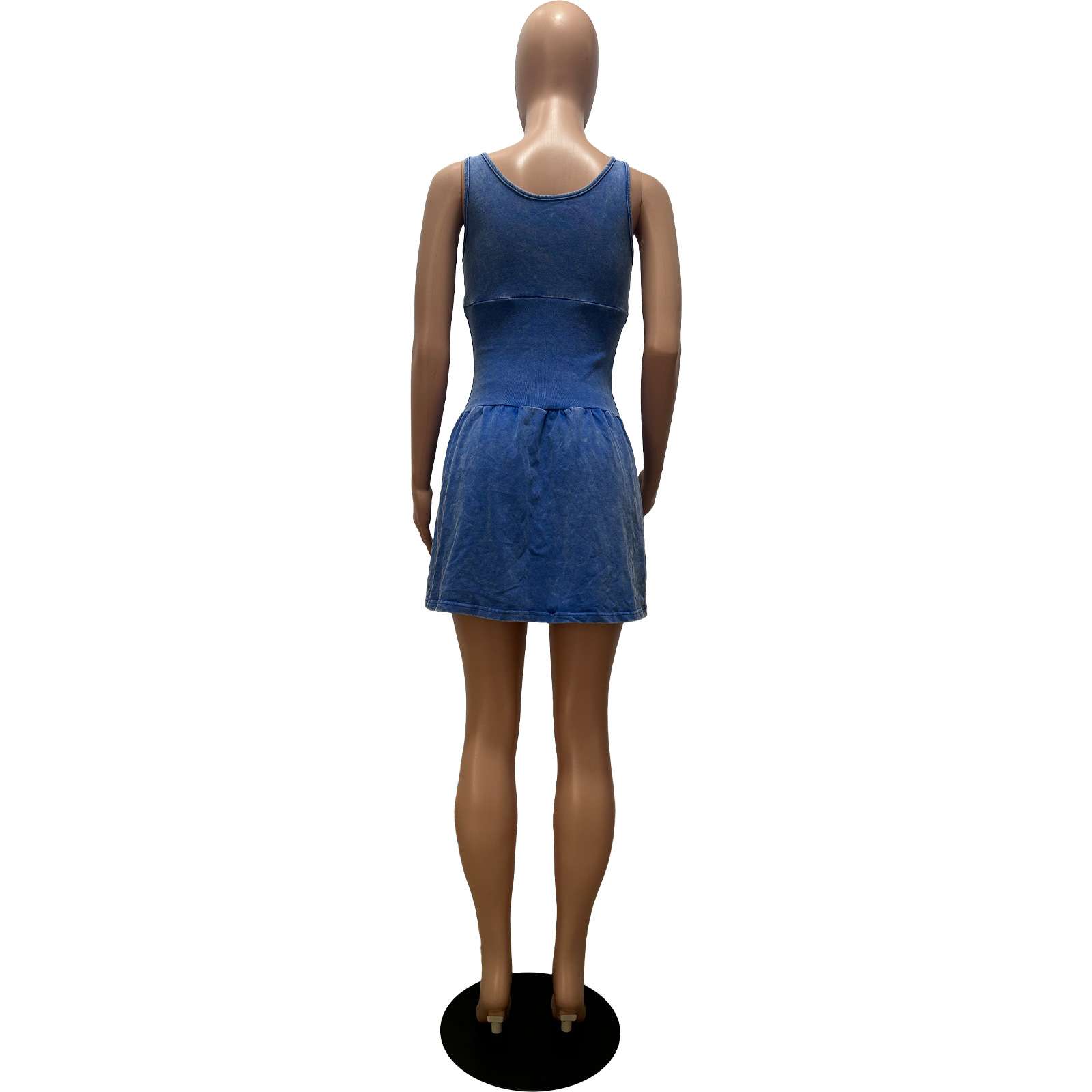 Denim Doll Corset Dress image 7
