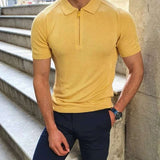 Short-Sleeve Zip Polo Shirt image 1