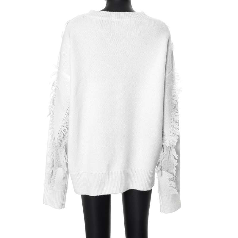 Fringe Flair Oversized Sweater image 3
