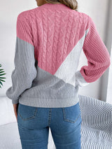 Knit Long Sleeve Pullover Sweater image 7
