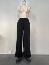 Causal High Waist Wide Leg Sweatpants image 6