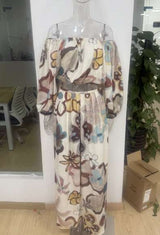 Floral Off-Shoulder Two-Piece Set image 4