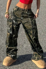 Brambles Camouflage Print Cargo Pants image 3