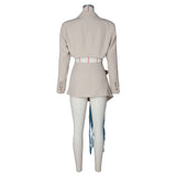 Autumn Cropped Blazer Suit and Lace-Up Skirt Set image 6