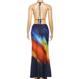 Vibrant Sunset Gradient Two-Piece Set image 3