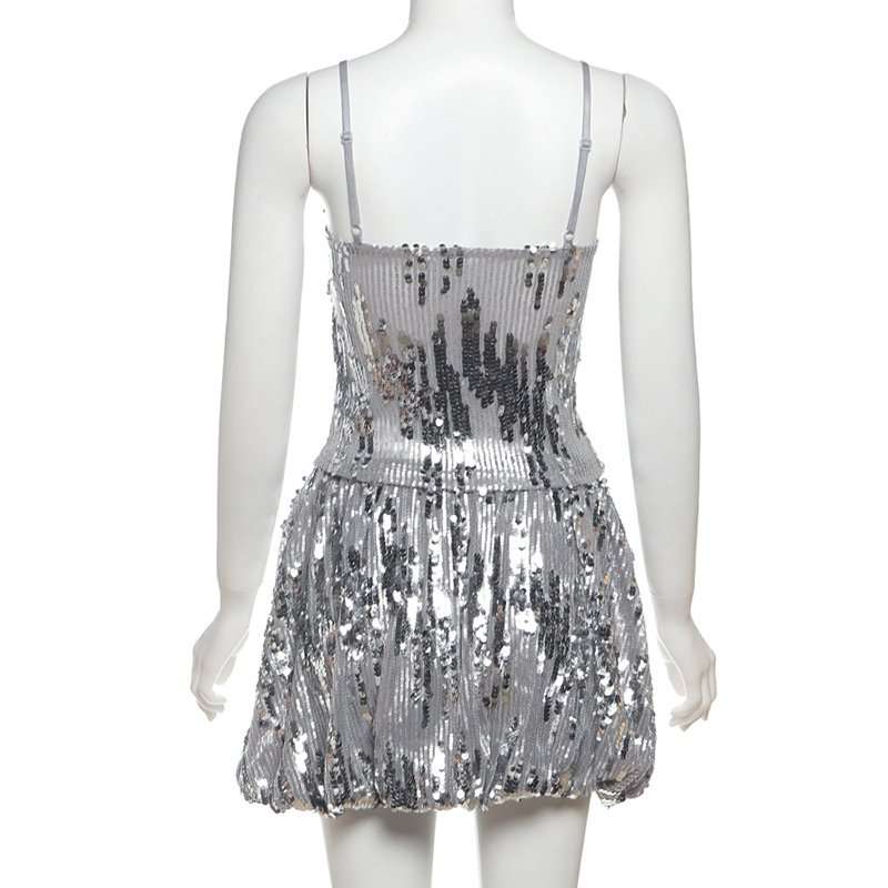 Silver Sequin Two-Piece Set image 3