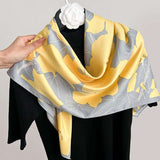 Yellow Floral Scarf image 1