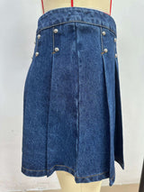 Studded Flared Mini Skirt image 5