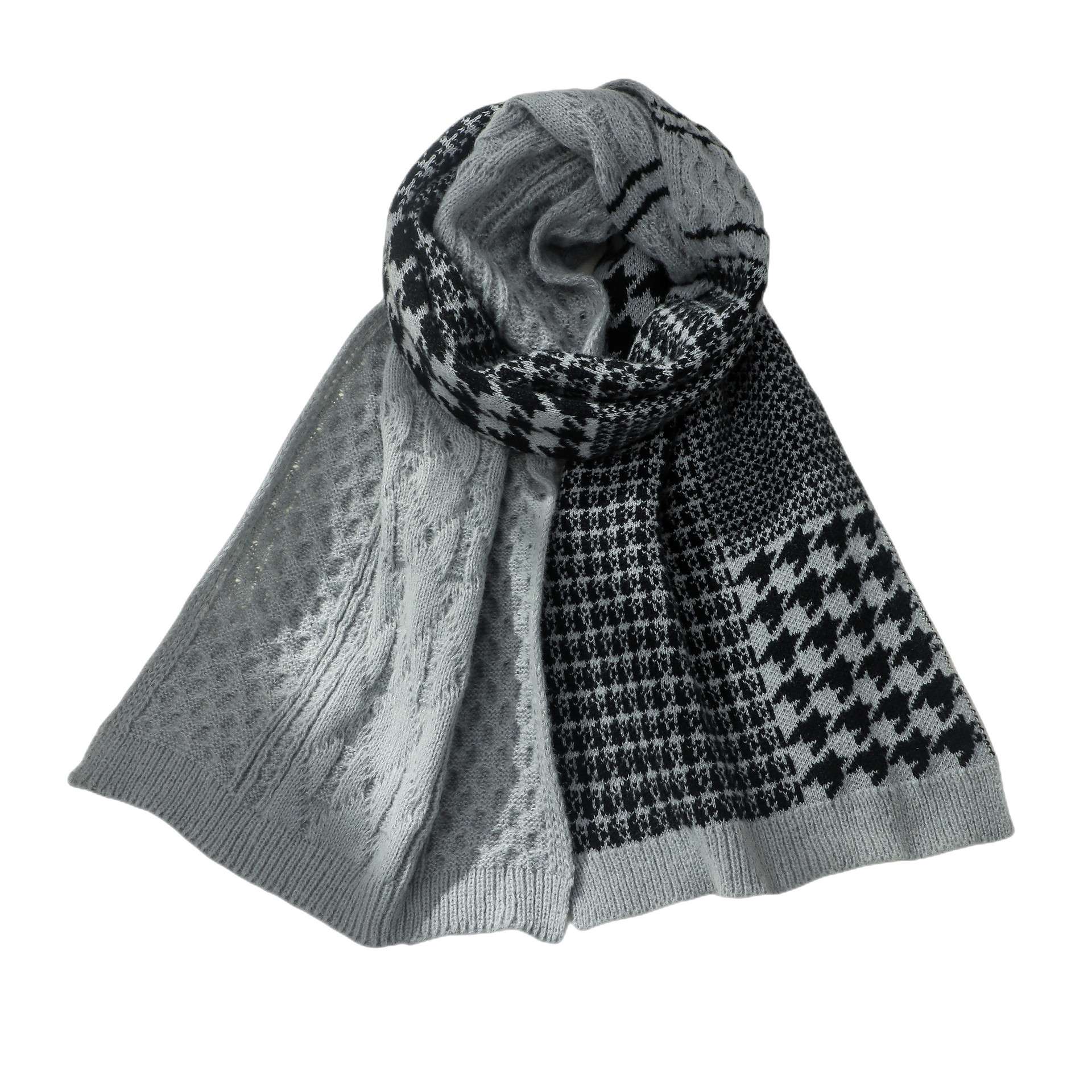 Classic Plaid Winter Scarf  Warm Soft Chunky image 4