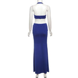 Halter Neck Cut-Out Top & Maxi Skirt image 6