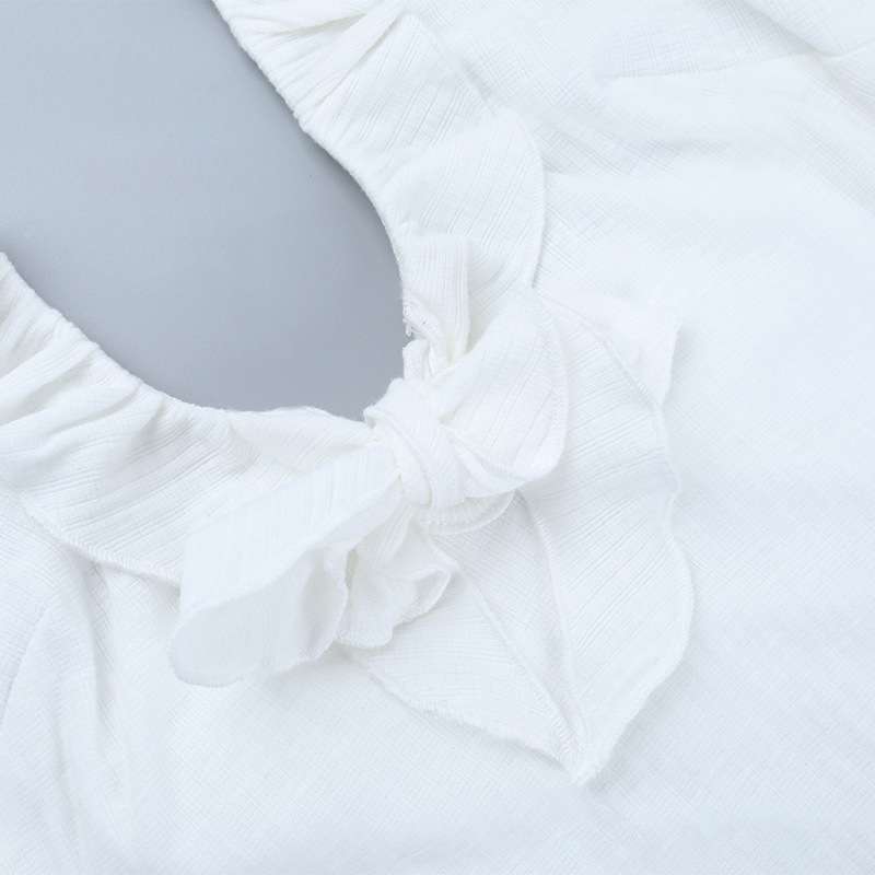 Chic White Ruffled Sundress image 5