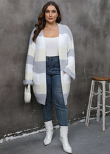Cozy Breeze Striped Cardigan image 8
