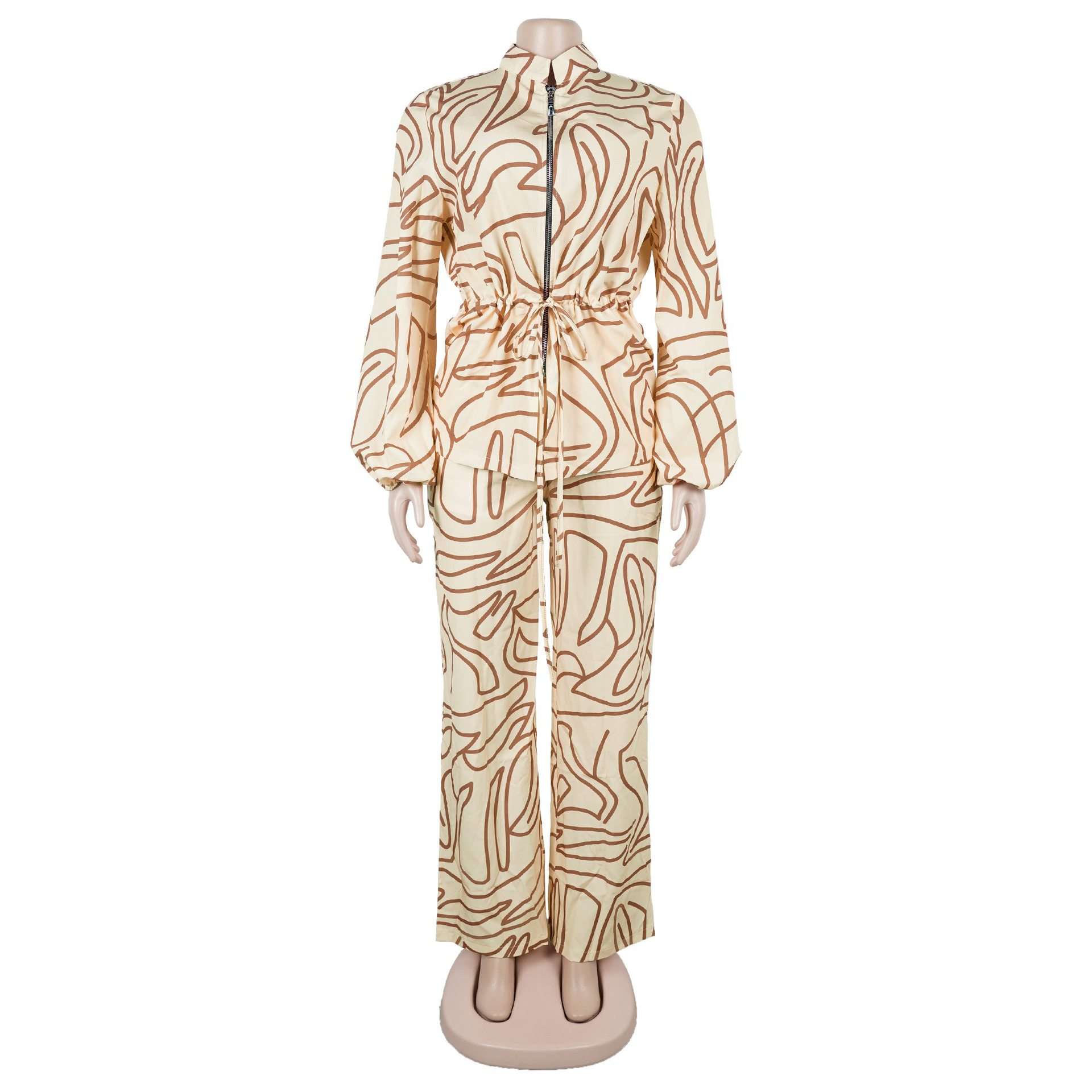 Abstract Pattern Set with Zipper Detail image 8