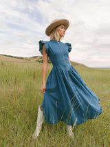 Elegant Button-Down Midi Dress image 4