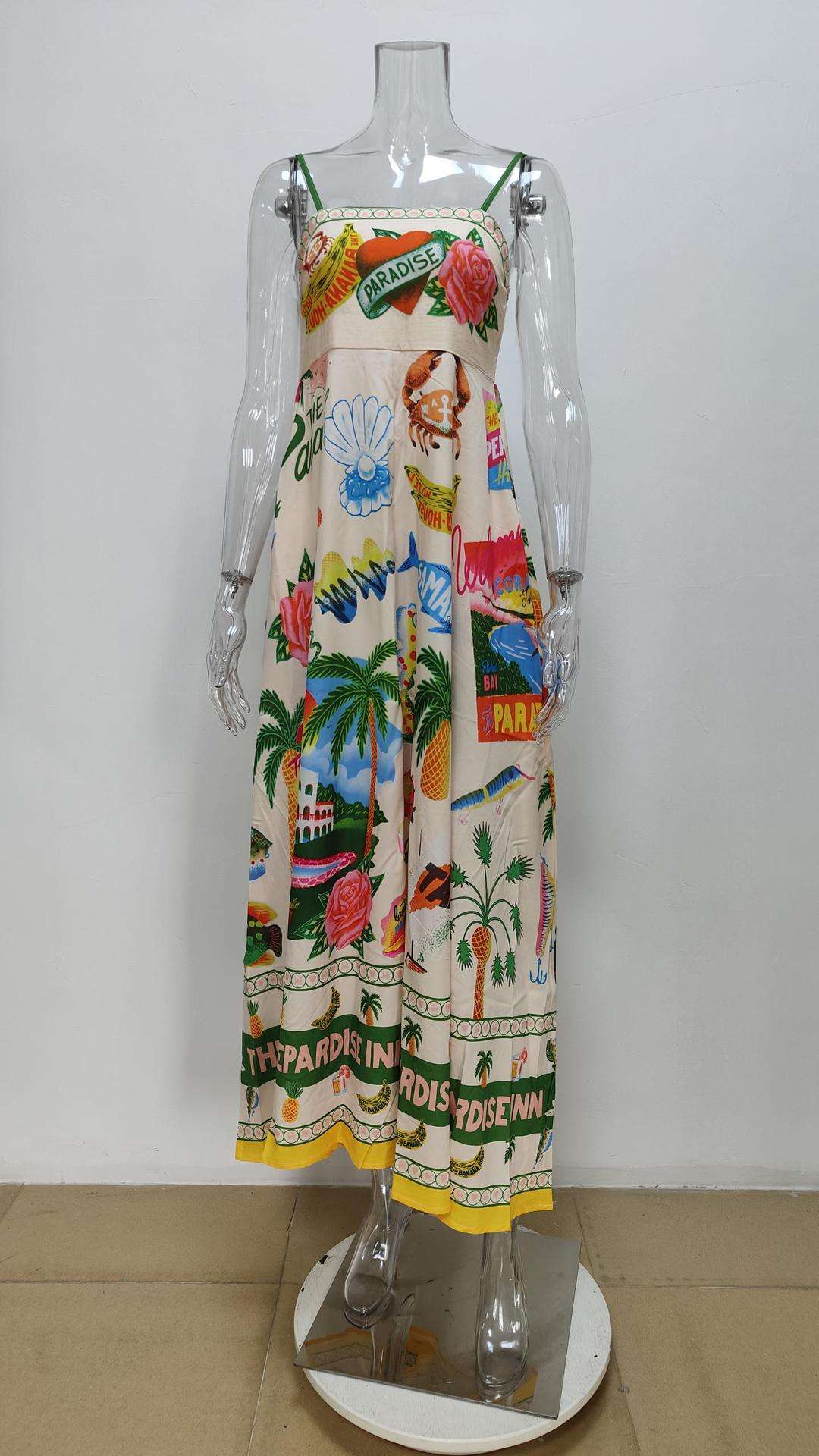 Colorful Summer Beach Dress image 4