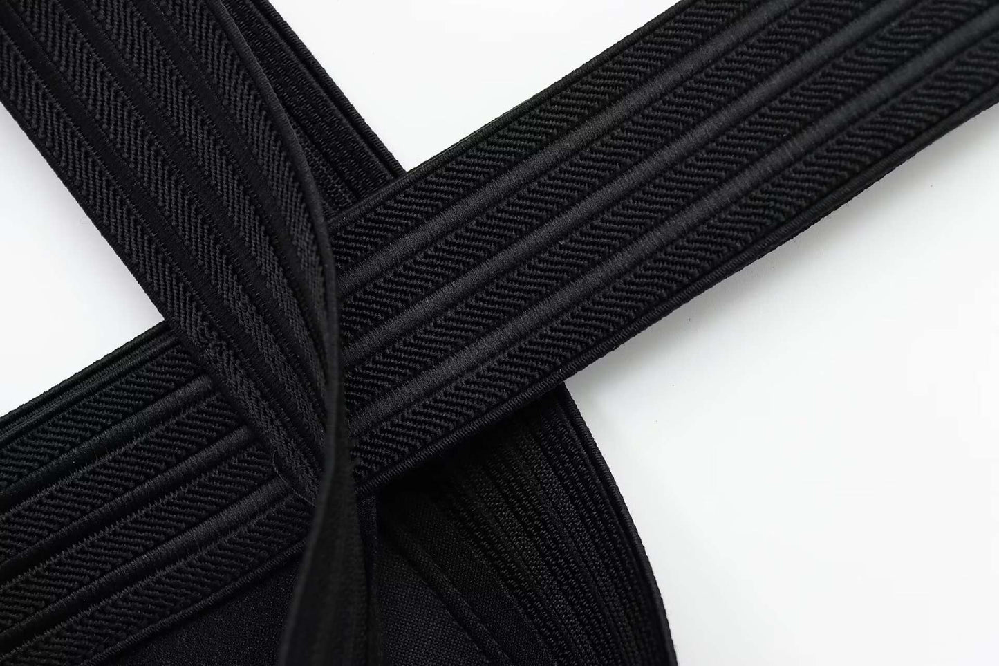 Elegant Black Cross-Back Mini Dress image 3