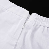 Button-Front Top and Ruffled Shorts Set image 4