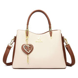 Fashion Handbags Shoulder Bag for Women - Free Size, Multi Beige image