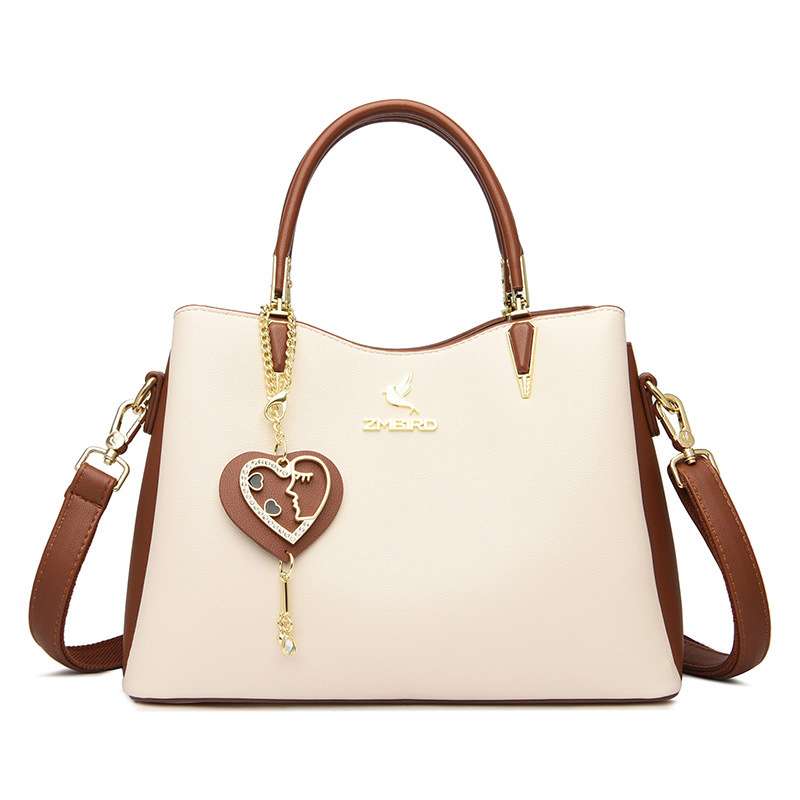 Fashion Handbags Shoulder Bag for Women - Free Size, Multi Beige image